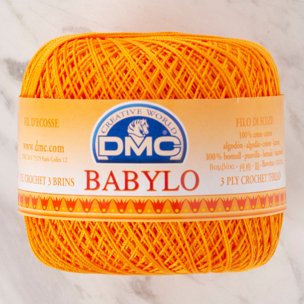 Dmc Babylo 50gr Turuncu Merserize Dantel ve Ağ İpliği No:10 - 741